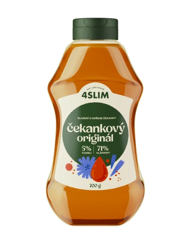 4Slim Čekankový sirup Originál 700 g