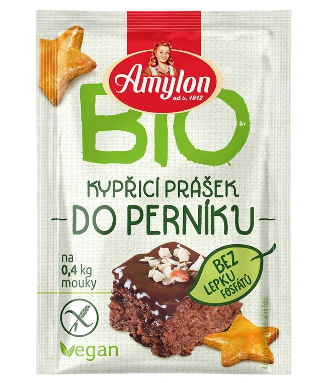 Amylon Kypřící prášek do perníku bez lepku BIO 18 g