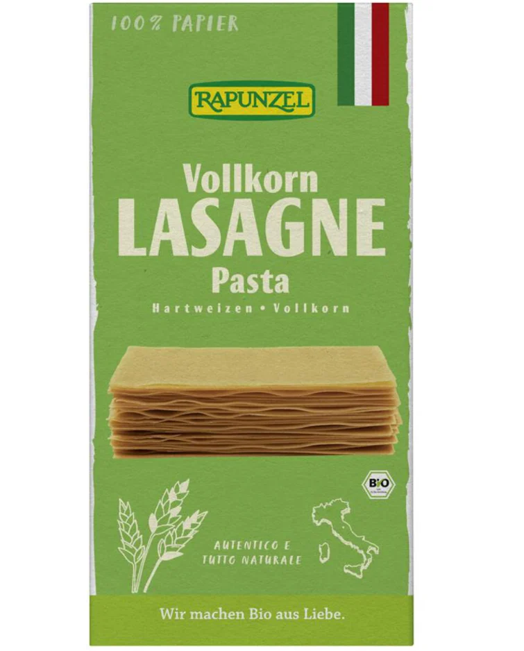 Rapunzel Lasagne celozrnné Bio 250g