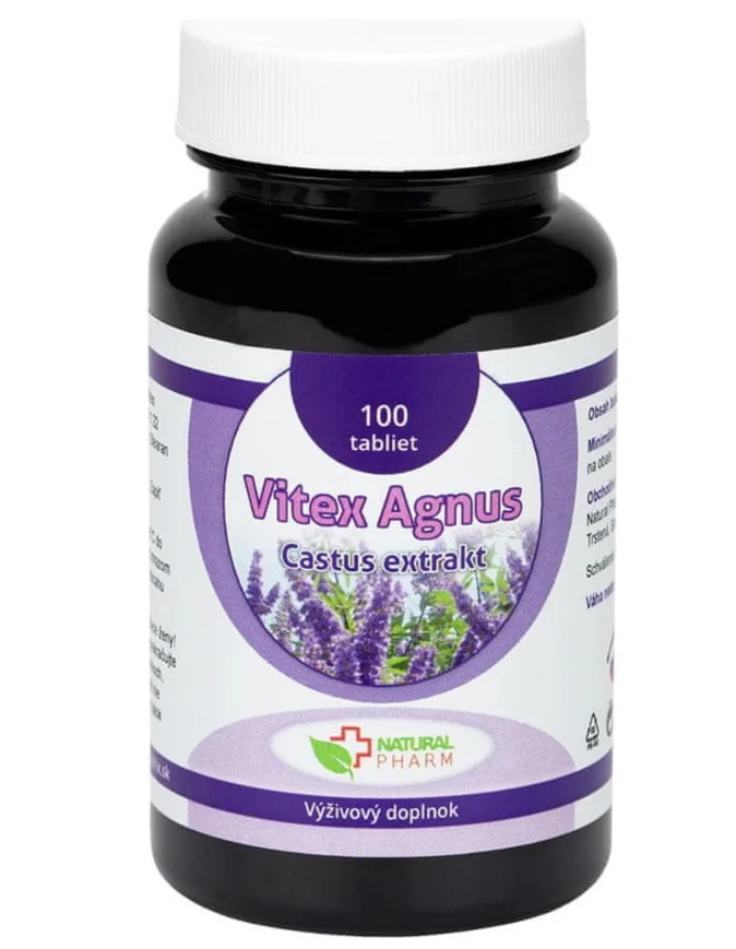 Natural Pharm Vitex Agnus Castus (jahnací) tablety 100 ks
