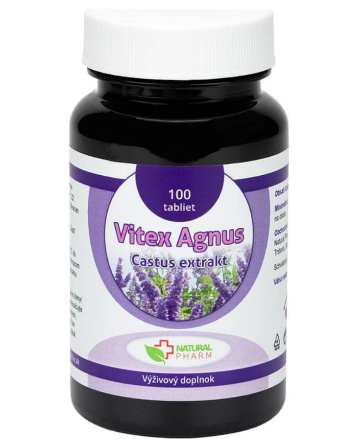 Natural Pharm Vitex Agnus Castus (jahnací) tablety 100 ks