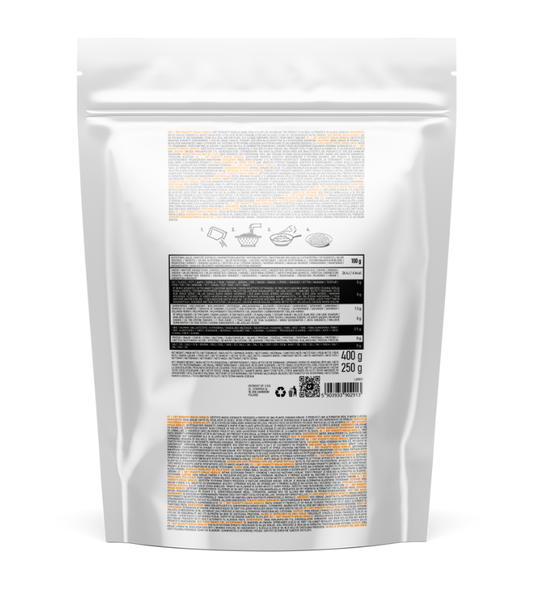 OstroVit shirataki konjakové těstoviny špagety 400 g - Obrázek 2