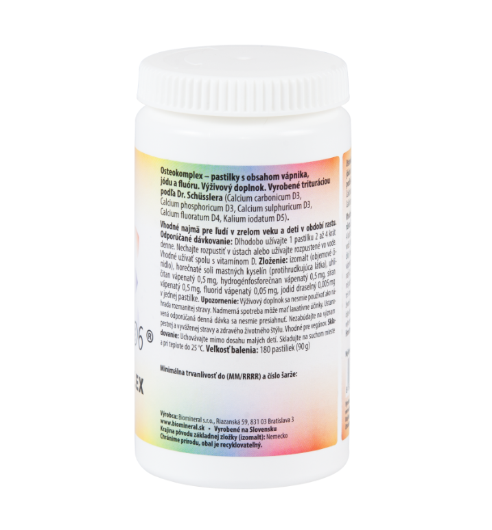 Biomineral D6 Osteokomplex 180 tbl. - Obrázek 2