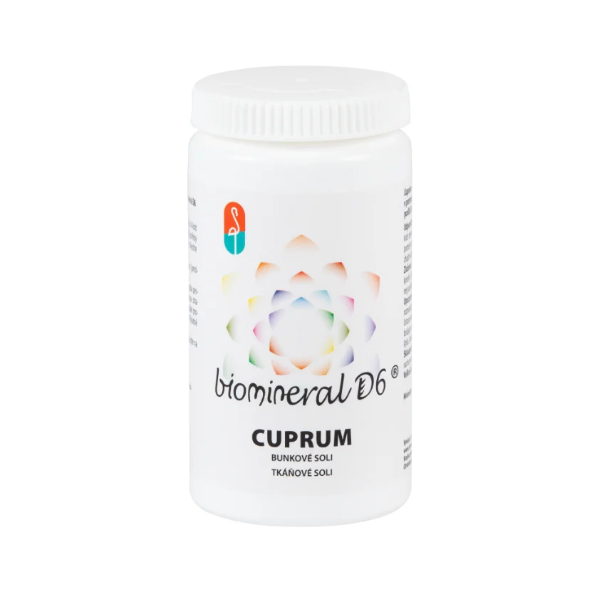 Biomineral D6 Měď cuprum 180 tablet