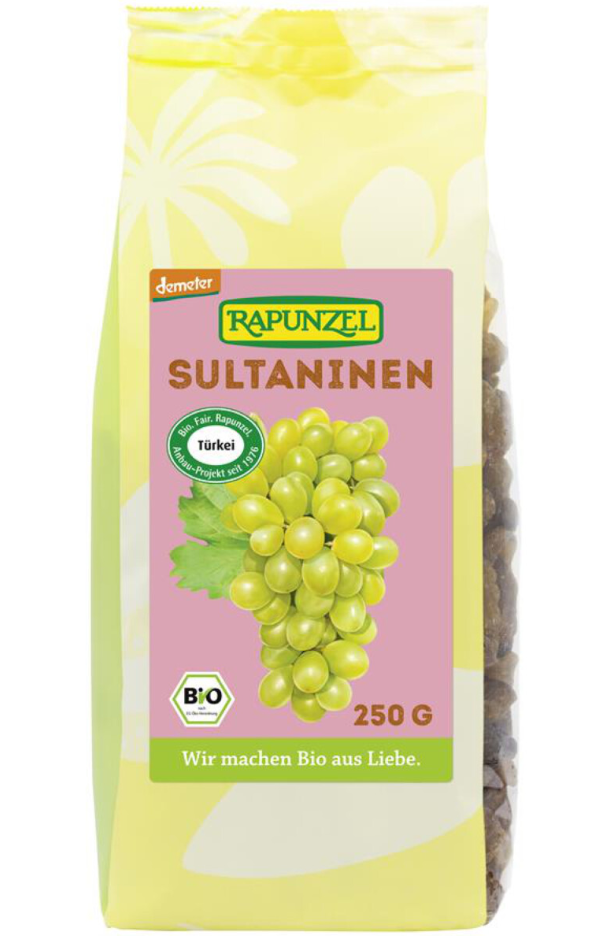Rapunzel bio sušené sultánky 250g