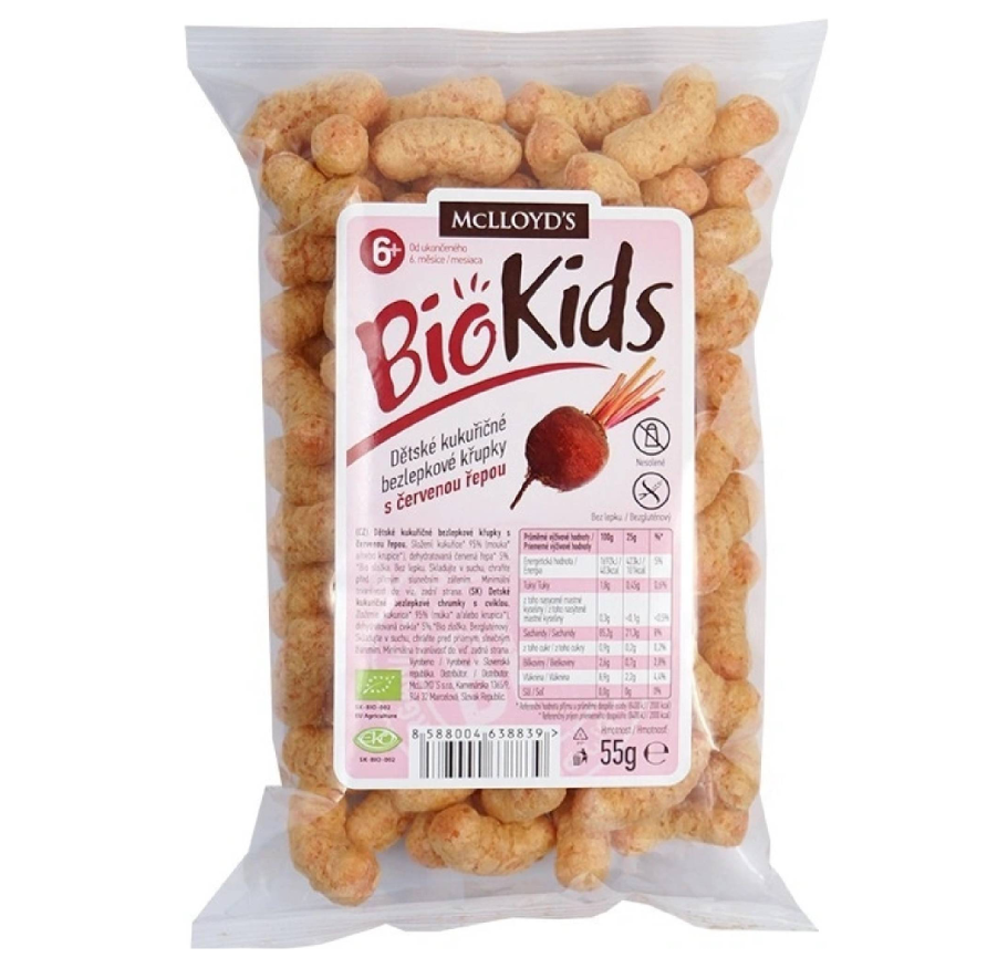 Chrumky BIOKIDS červená řepa BIO 55g