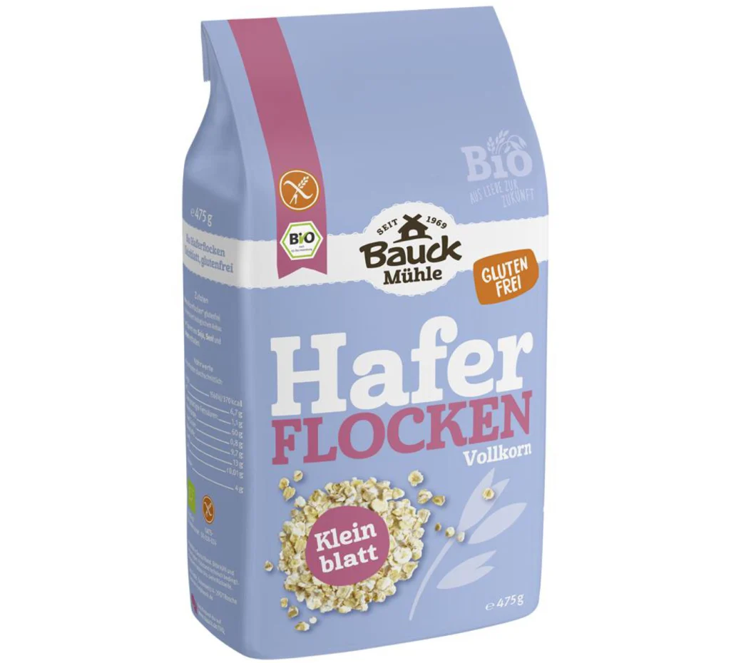 Bauckhof Ovesné vločky bezlepkové 475g BIO
