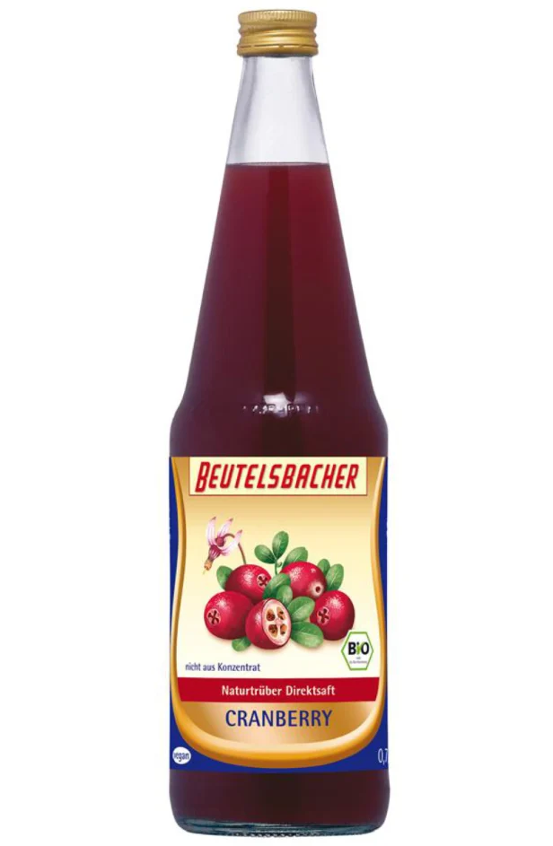 BEUTELSBACHER Brusinková šťáva Bio 700ml