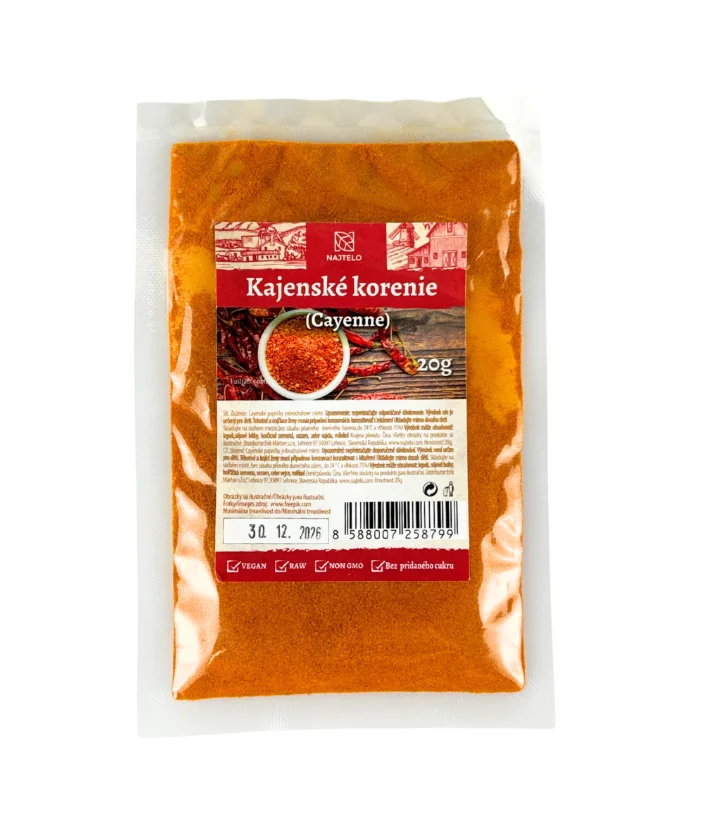 CAYENSKÉ (kajenské) KOŘENÍ 20G