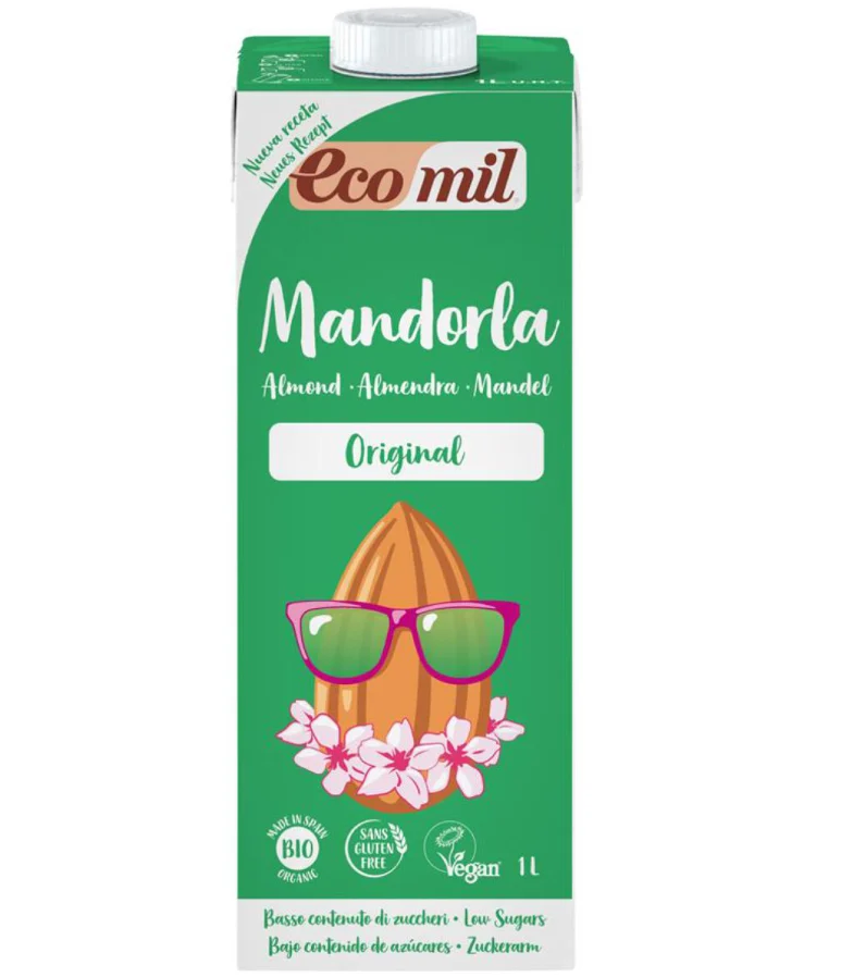 Nápoj ze sladkých mandlí 1l BIO Ecomil