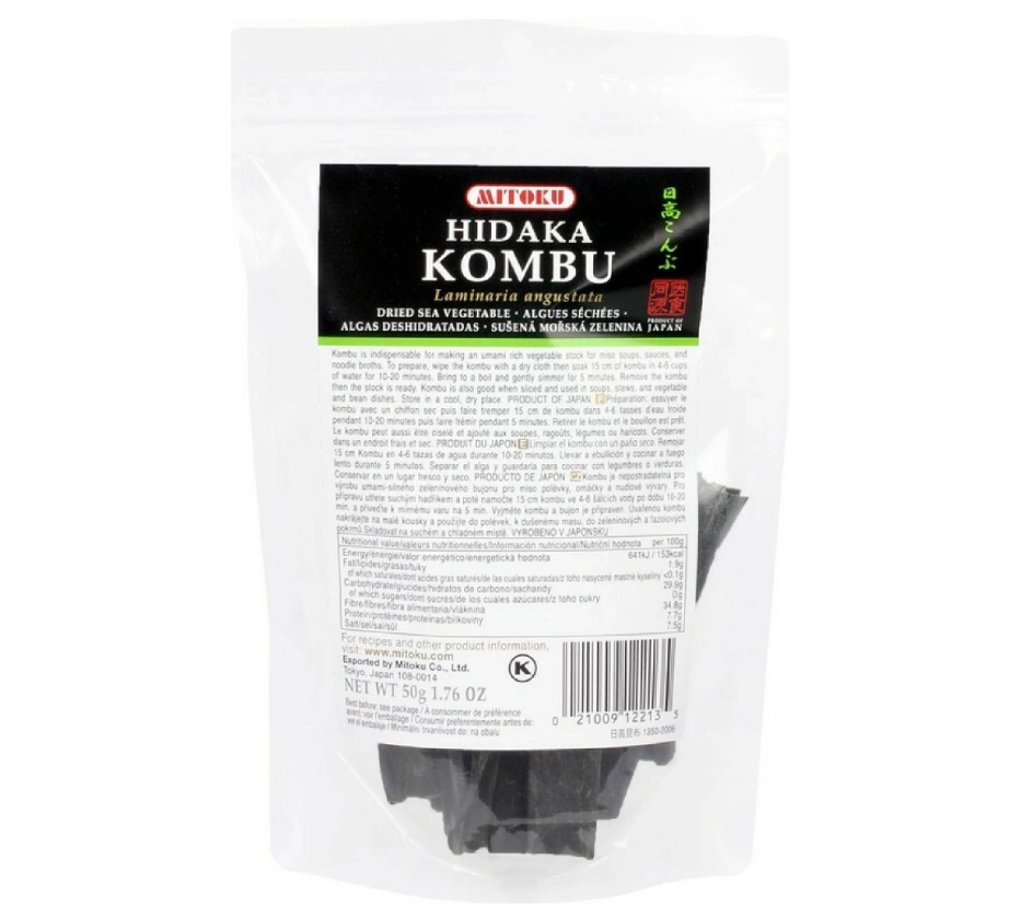 KOMBU mořské řasy 50g, Mitoku