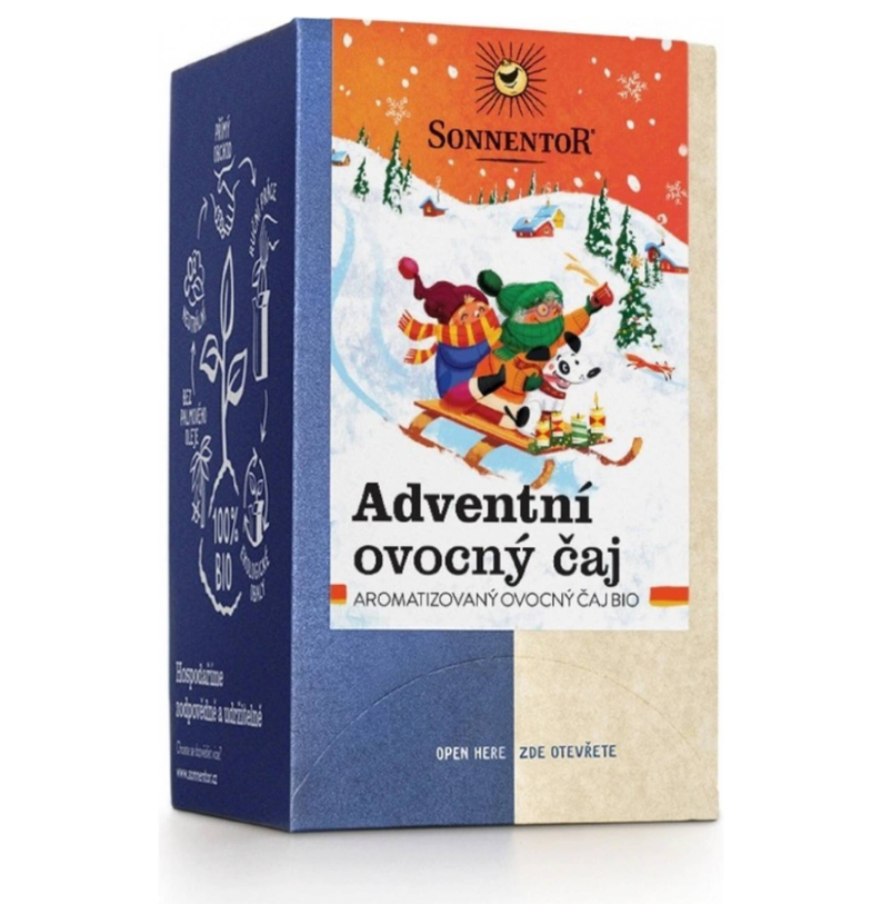 Sonnentor Adventní ovocný čaj, porcovaný 18 x 2,8 g