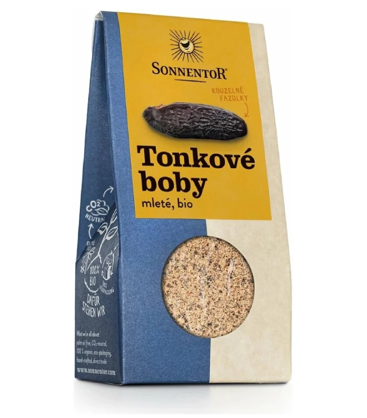 Sonnentor Mleté tonkové boby BIO 35 g