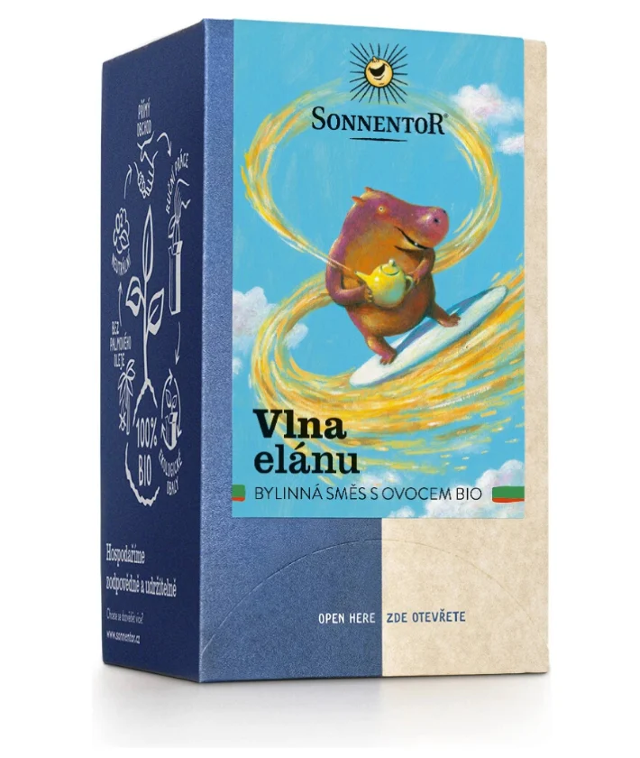 Sonnentor Vlna elánu porcovaný čaj BIO 23,4 g