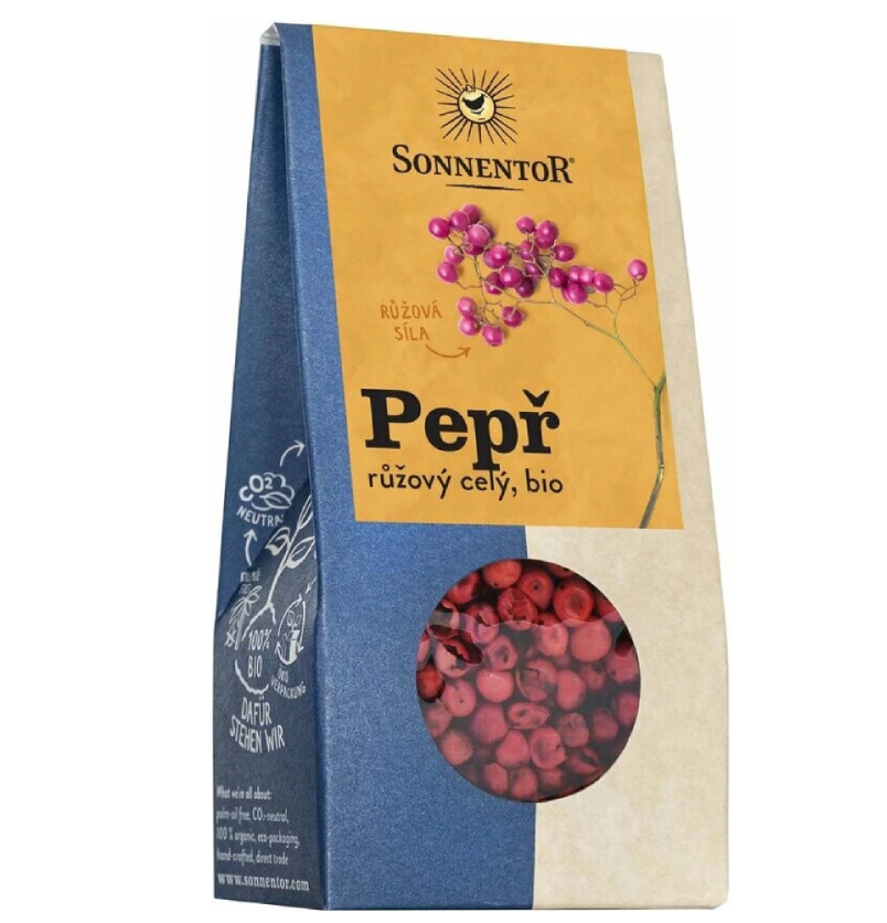 Sonnentor růžový pepř celý BIO 20g