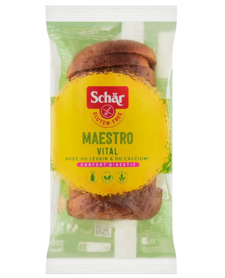 Schär maestro vital chléb bezlepkový kynutý vícezrnný krájený 350 g