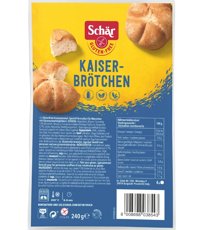 Schär Kaiserky (4x60g) 240g