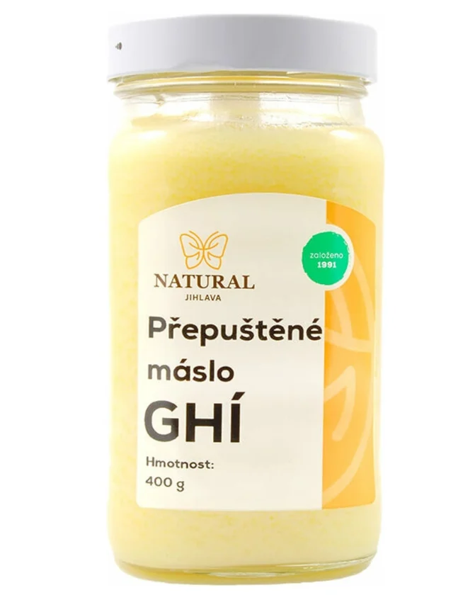 Natural Jihlava Ghí Přepuštěné máslo 400 g