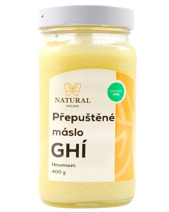 Natural Jihlava Ghí Přepuštěné máslo 400 g