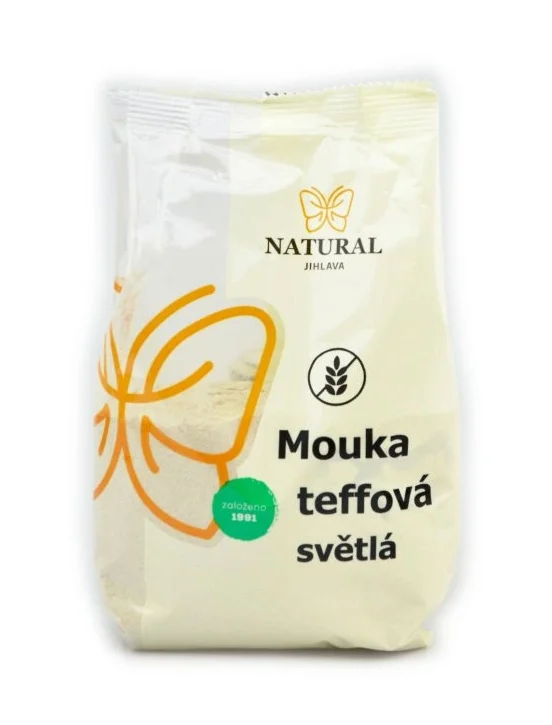 Natural Jihlava Teffová mouka světlá, bez lepku 300 g