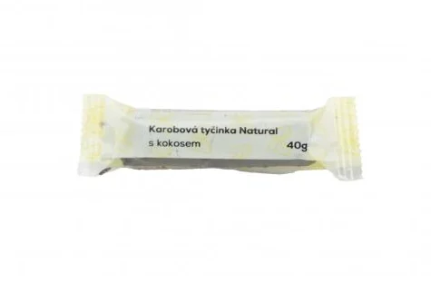 Natural Jihlava Karobová tyčinka s kokosem 40g