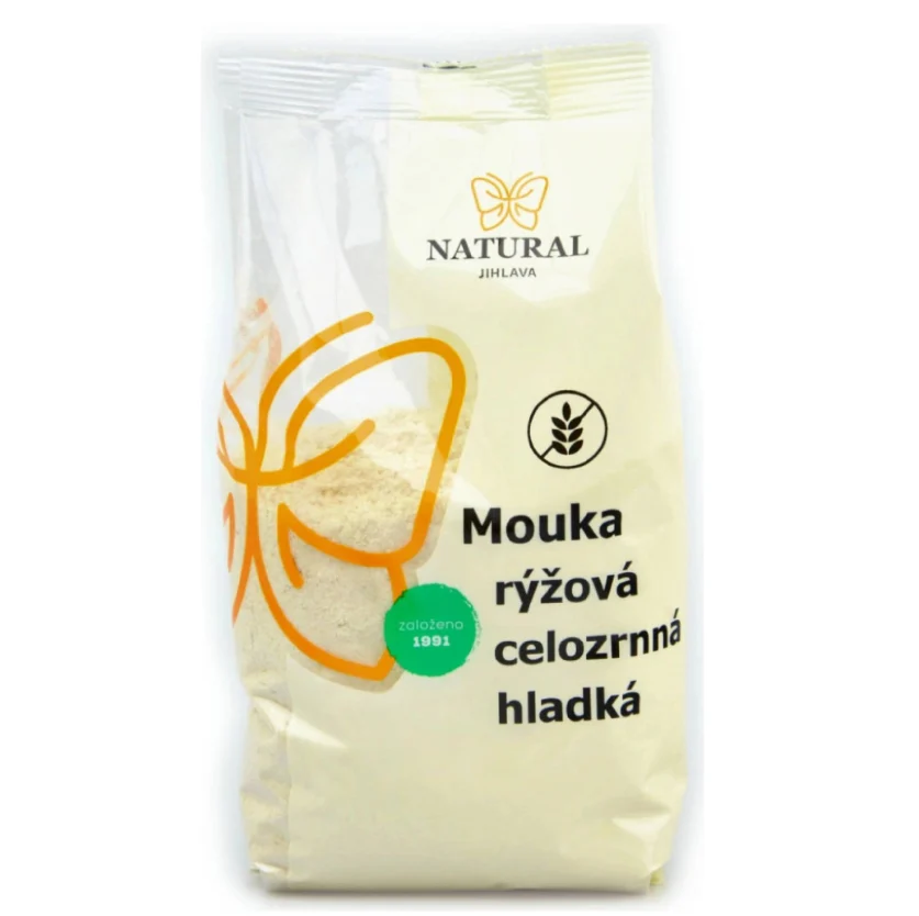 Natural Jihlava Rýžová mouka celozrnná hladká 500g