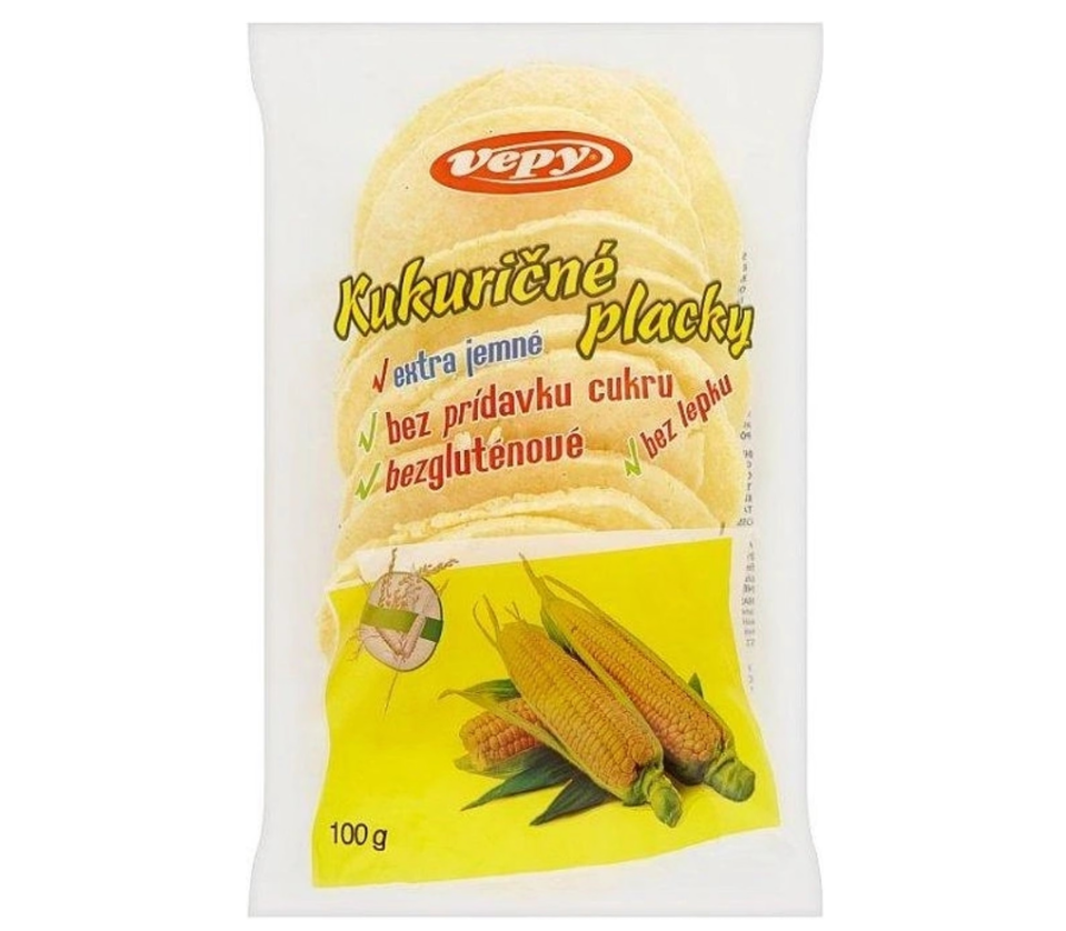 Vepy Kukuřičné placky bezlepkové 100g