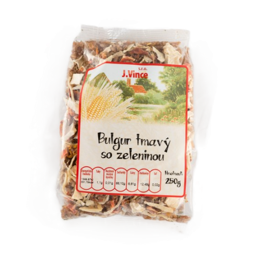 J. Vince Bulgur tmavý se zeleninou 250g
