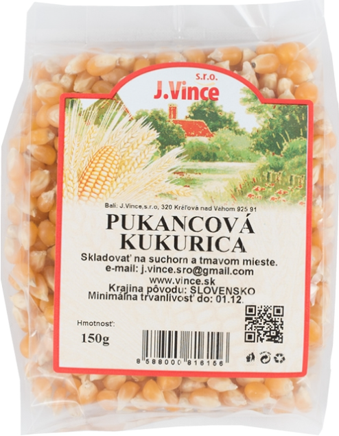 J. Vince pukancová kukuřice 150g