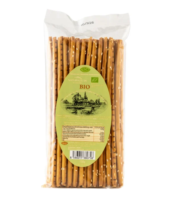 Špaldové tyčinky celozrnné se sezamem BIO 150g