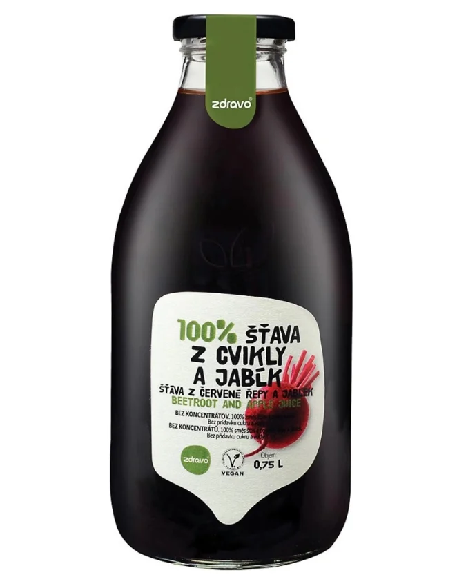 Zdravo 100% řepně-jablečná šťáva 0,75 l
