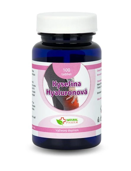 Natural Pharm Kyselina hyaluronová tablety 100 ks