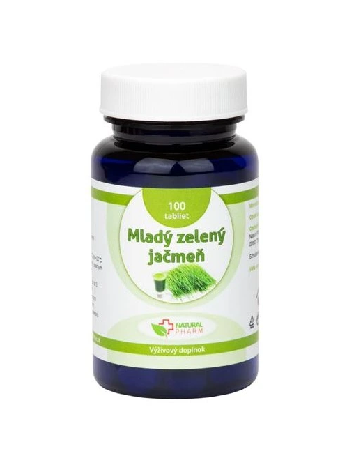 Natural Pharm Mladý zelený ječmen tablety 100 ks