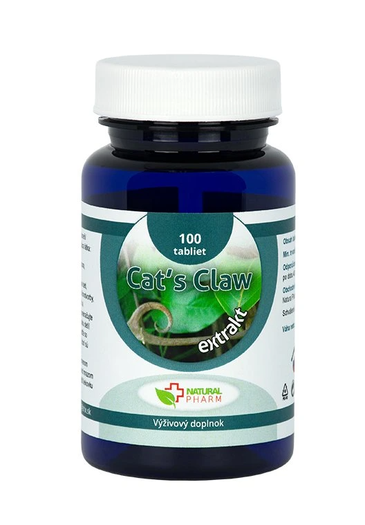 Natural Pharm Cat´s Claw /Mačací dráp/ tablety 100 ks