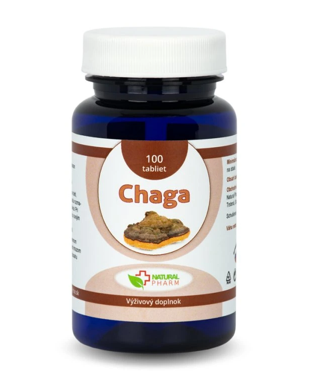 Natural Pharm Chaga tablety 100 ks