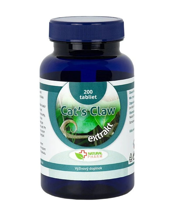 Natural Pharm Cat´s Claw /Mačací dráp/ tablety 200 ks