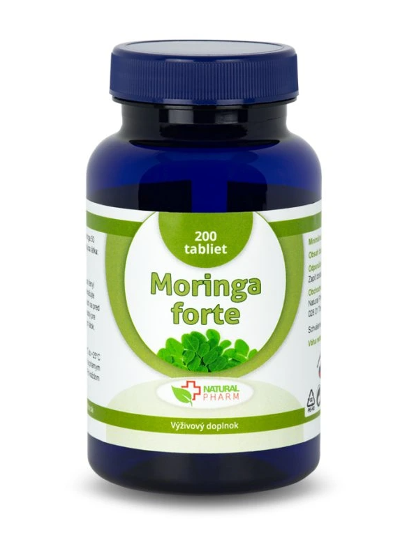 Natural Pharm Moringa forte tablety 200 ks