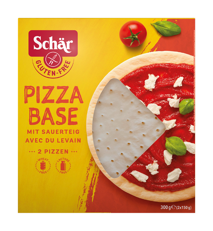 SCHÄR Pizza base bezlepkové 2x150 g