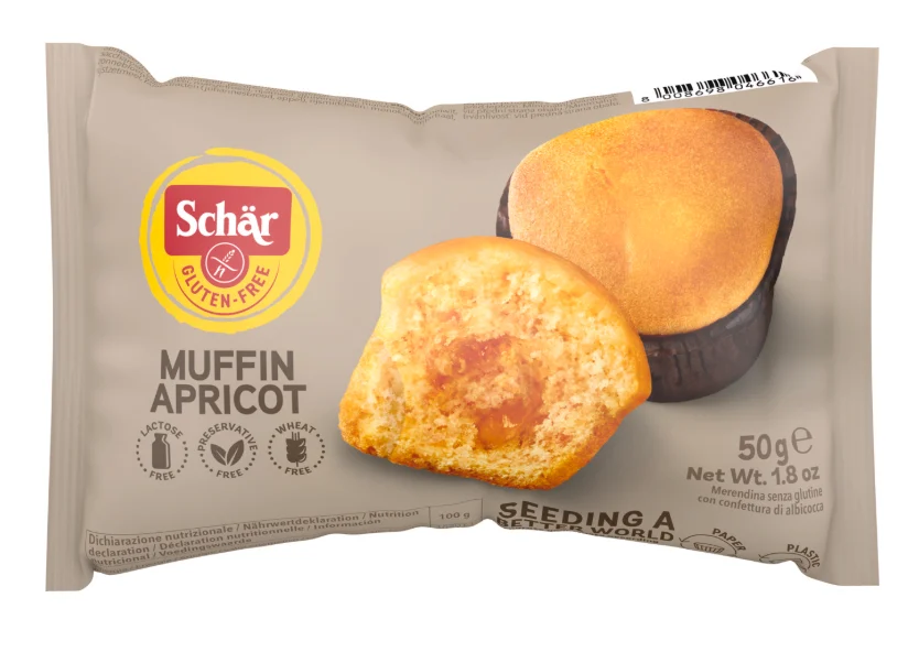 Schär Bezlepkové muffiny meruňka 50g