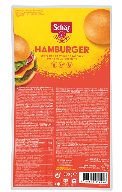 Schär BULKY HAMBURGER bezlepkové pečivo 300 g