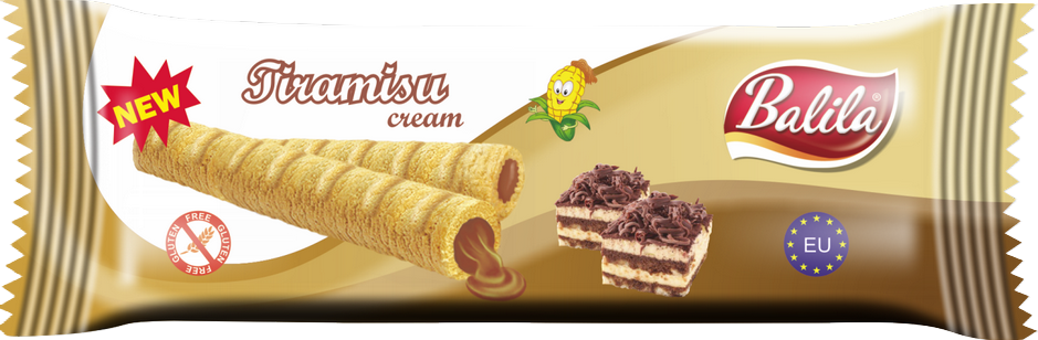 BALILA Kukuričné trubičky tiramisu 18 g