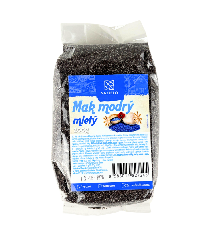 Najtelo mák modrý mletý 200g