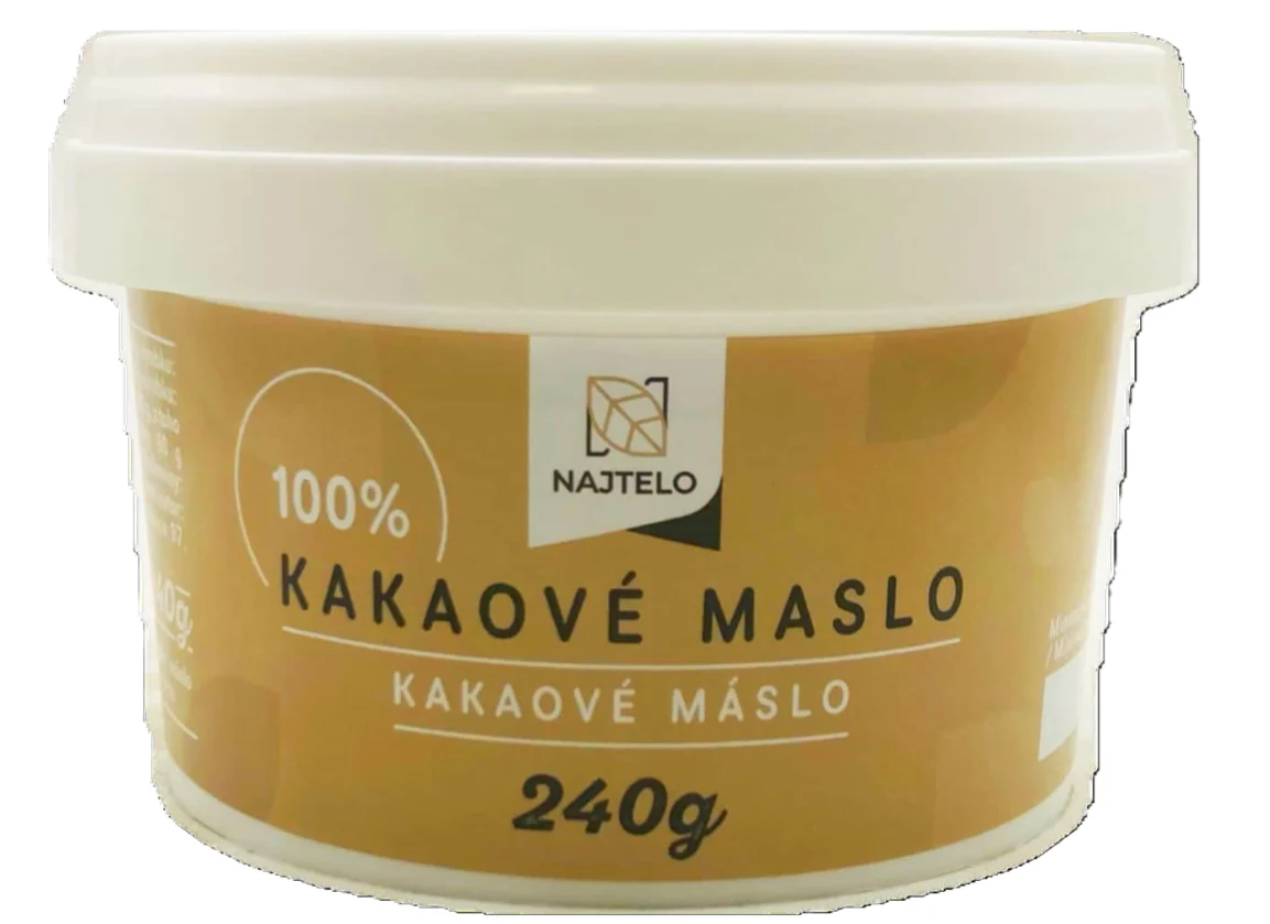 Najtelo kakaové máslo 240g kelímek
