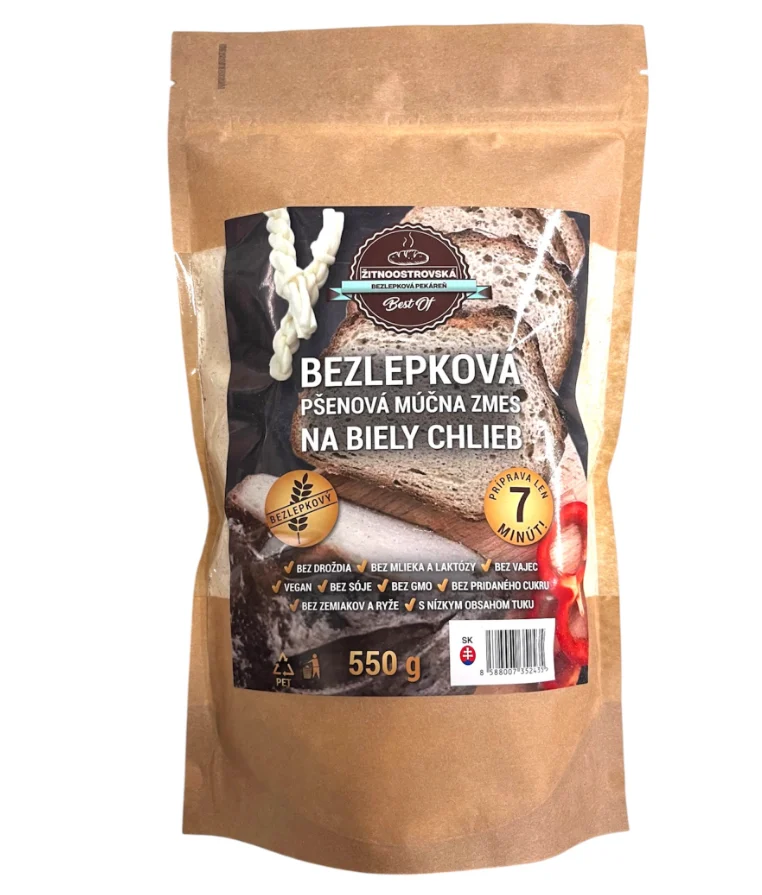 Najtelo bezlepková moučná směs na světlý chléb 550g