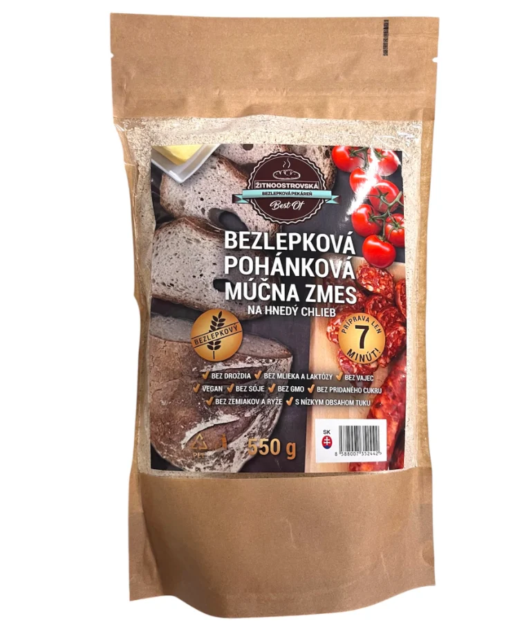 Najtelo bezlepková moučná směs na tmavý chléb 550g