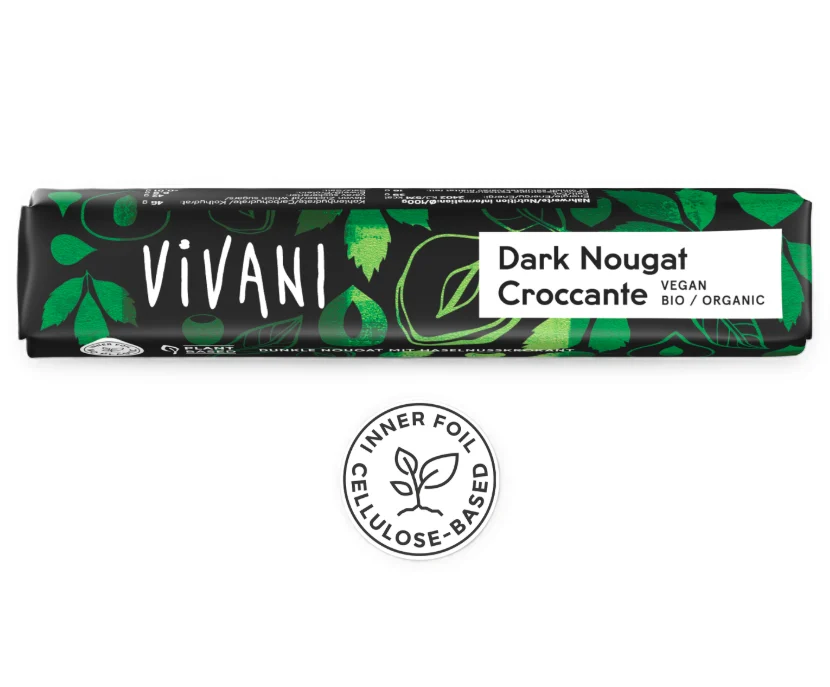 Vivani vegan čoko tyčinka tmavý nugát BIO 35g