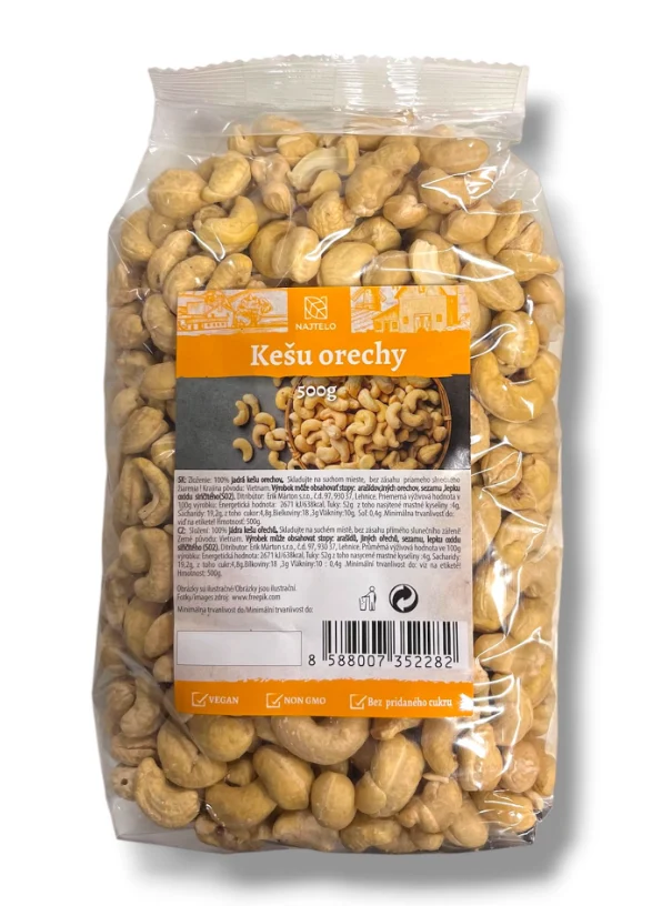 Najtelo Kešu natural premium 500 g