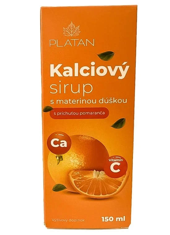 PLATAN Vápenný sirup s mateřídouškou 150 ml