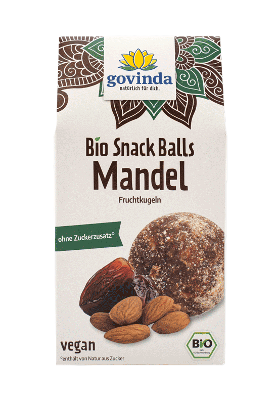 Govinda mandlové kuličky BIO 100g