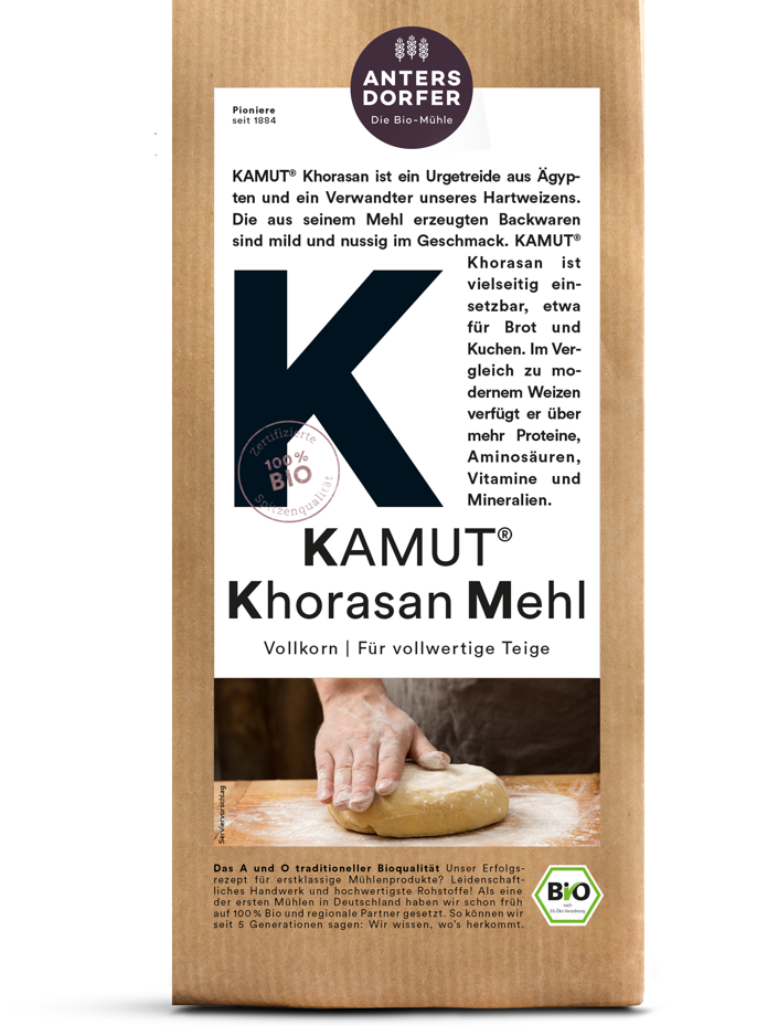 Antersdorfer celozrnná mouka kamutová 1kg BIO